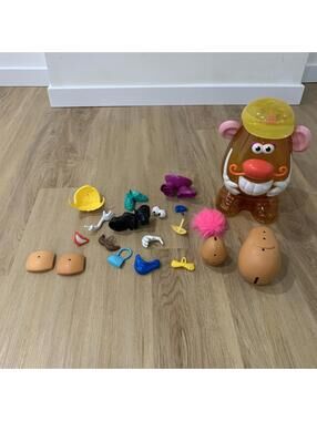 Mr. Potato Head 2000s Hasbro Bucket Storage Set 21 Pieces Large Small Potato